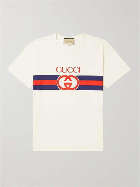 gucci t shirt striped|gucci graphic t shirt.